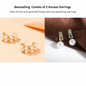 Office Wear Earrings Collection: Pack of 2 Korean Earrings