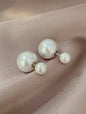 Celebrity Style Reversible Pearl Earrings