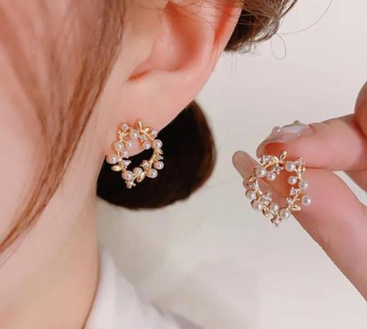 Festive Edition Korean Pearl Earrings