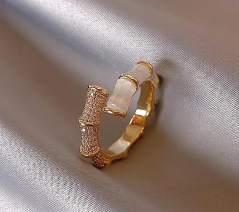 Adjustable Gold Plated Anti Tarnish Snake Ring