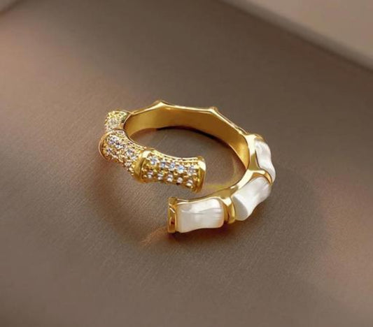 Adjustable Gold Plated Anti Tarnish Snake Ring