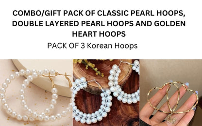 Hoops Lovers Combo (Pack of 3 Earrings)