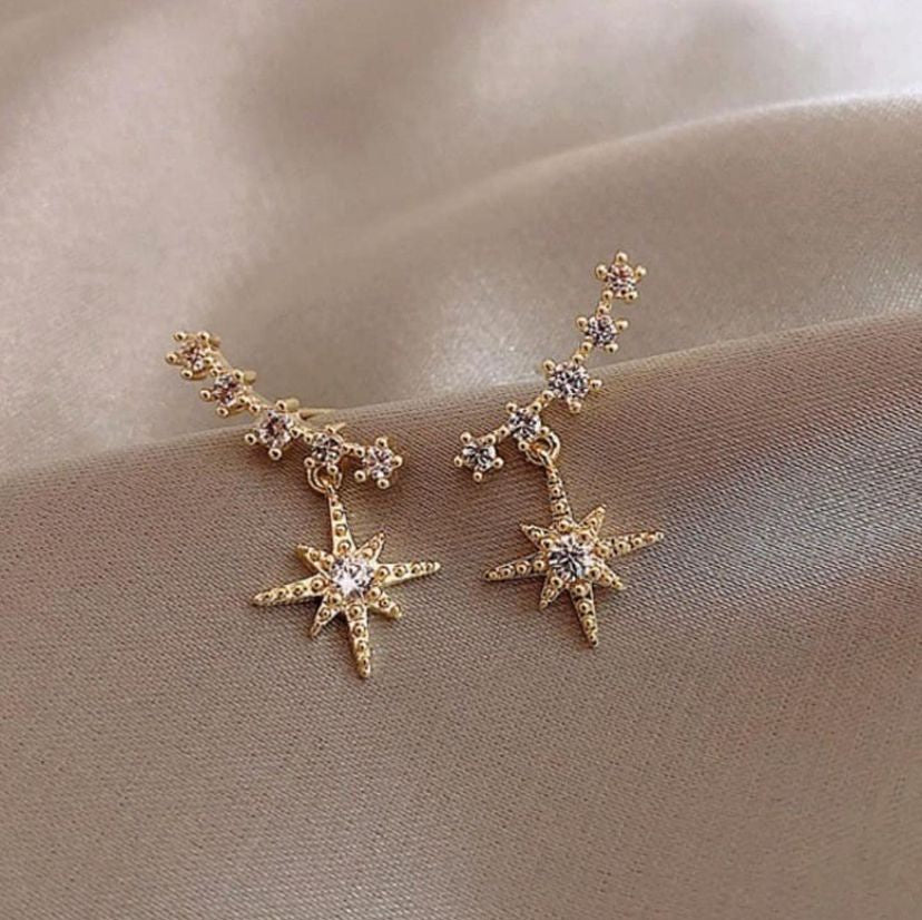 Star Ear Cuff Korean Earrings