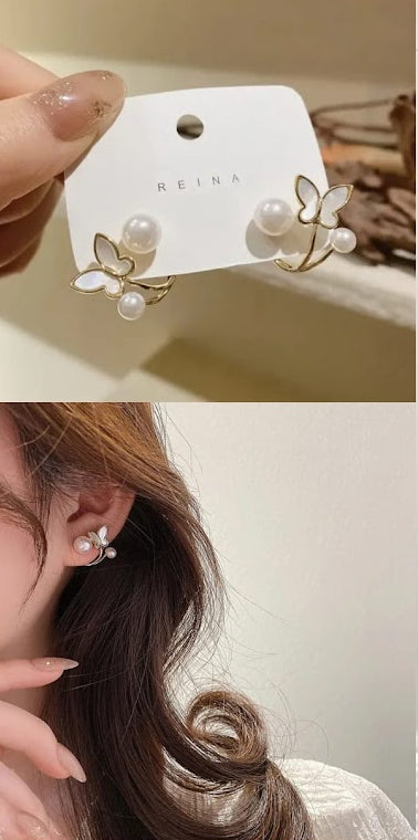 Butterfly Ear Wrap Earrings