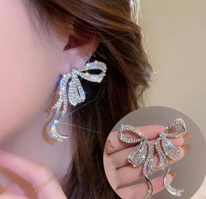 Luxe Silver Half Butterfly Earrings