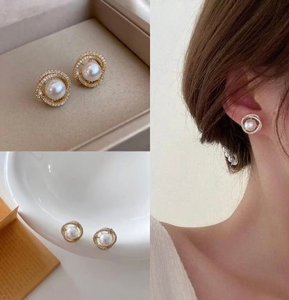 Bestselling Golden SeaShell Korean Earrings