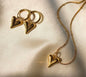 Heart of Gold Anti Tarnish Pendant Set