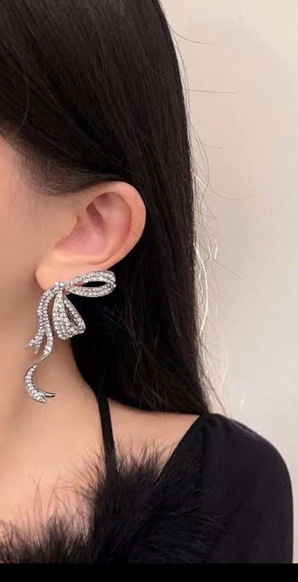 Silver Butterfly Earrings