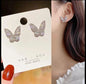 Korean Butterfly earrings in silver colour